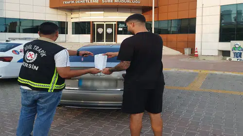 Mersin trafiğini birbirine katan ehliyetsiz sürücüye ağır fatura