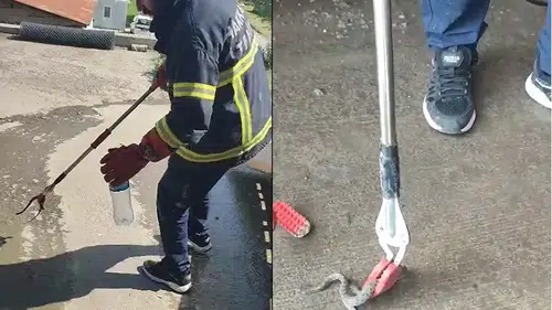 Hakkari’de sürücülerin yeni korkulu rüyası motorlara giren yılanlar