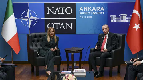 Erdoğan ve Meloni Ankara'da bir araya geldi