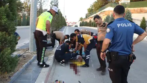 Karaman'da kaza sonrası kaçan sürücüyü polis kısa sürede yakaladı