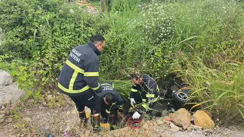 Tokat'ta sabah gezintisine çıkan engelli vatandaş kanalda can verdi