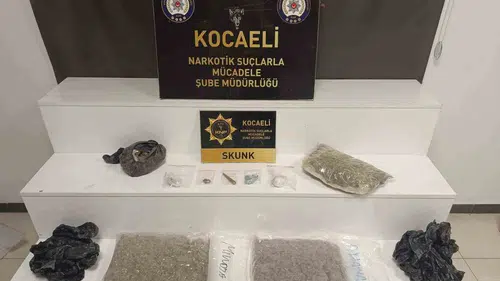 Kocaeli narkotik ekiplerinden büyük uyuşturucu operasyonu