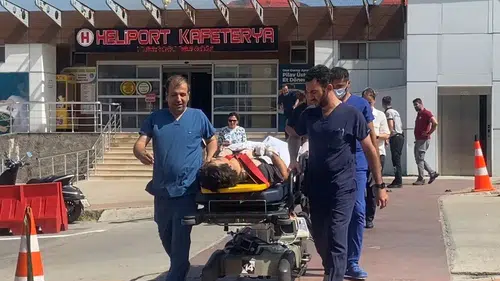 İHA saldırısına uğrayan Türk gemisindeki iki yaralı Samsun’a ulaştı
