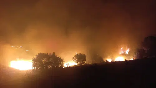 Manisa Kula'da makilik alanda çıkan yangın kontrol altına alındı