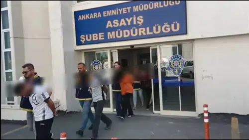 Ankara'da tuzak kuran çeteye polis baskını