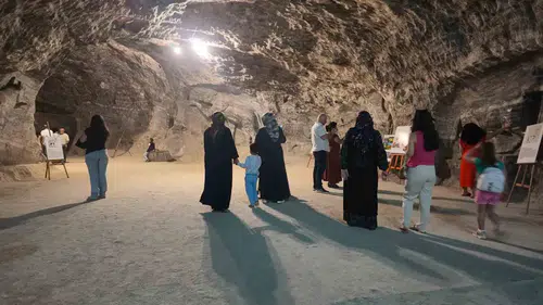 Çankırı'da kavurucu sıcaklardan kaçışın adresi yerin 150 metre altı