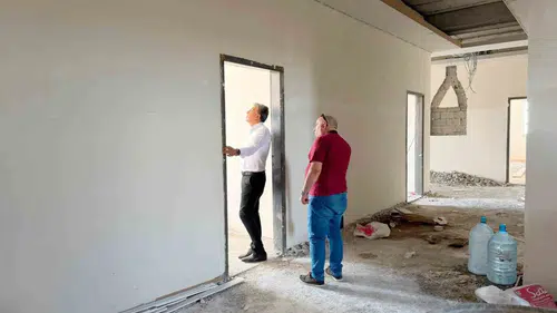 Ağrı'da yeni eğitim yılı için okul inşaatları hız kazandı