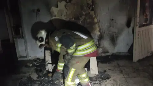 İskenderun’da bir ev yangınla küle döndü