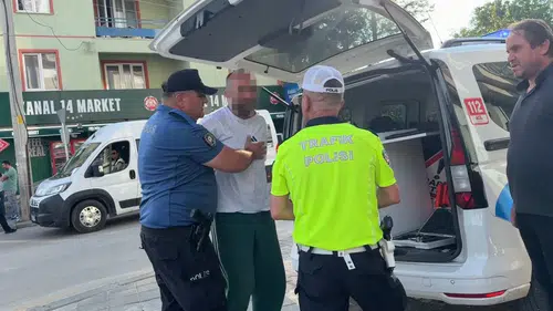 Bolu trafiğini birbirine katan sürücüye ağır fatura