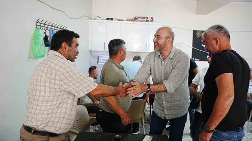 Germencik Belediye Başkanı Zencirci Meşeli Mahallesi sakinlerini dinledi