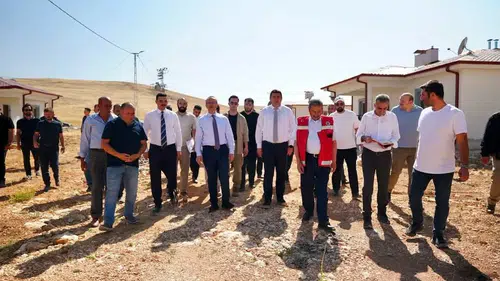 Darende’nin yarınları için inşaatlar denetimden geçti