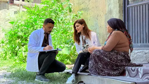 Sınır hattındaki köylerde sağlık hizmeti ayağa geldi
