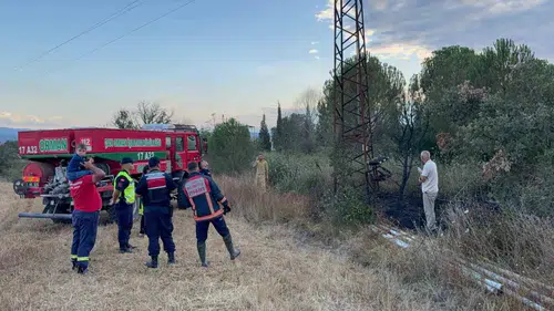 Çan'da elektrik direği faciayı tetikliyordu