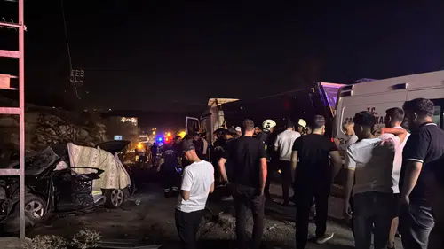 Mardin yolunda feci kaza iki kişi hayatını kaybetti