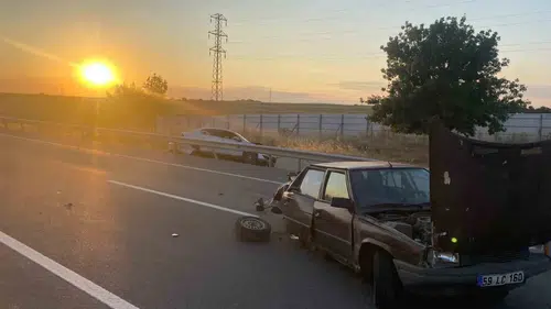 İpsala’da kavşak kazası bir kişiyi hastanelik etti