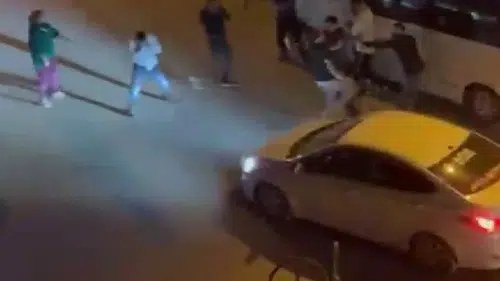 Reyhanlı sokaklarında gece yarısı arbedesi