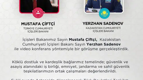 Türkiye ve Kazakistan güvenlik iş birliğini masaya yatırdı