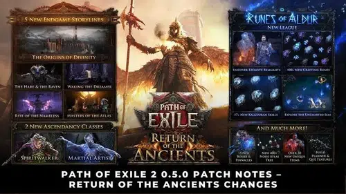 Path of Exile 2 oyuncularına beklenen büyük güncelleme geldi