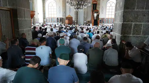 Samsun Büyük Cami’de 15 Temmuz şehitleri için dua edildi