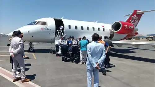 Mısır'da kaza yapan üç vatandaşımız Türkiye'ye getirildi