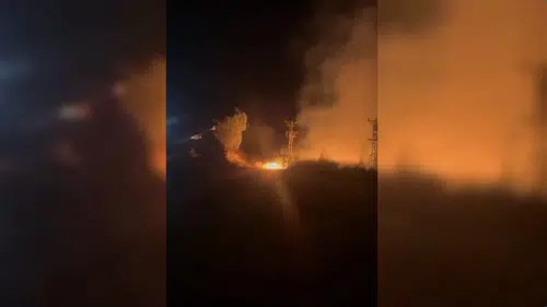 Adıyaman Ali Dağı'nda gece saatlerinde orman yangını çıktı