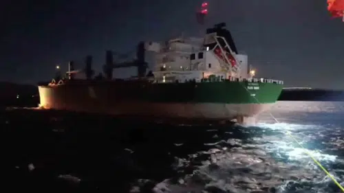 Çanakkale Boğazı’nda dev gemi krizi çözüldü