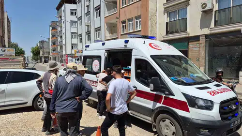 Adıyaman'da iş kazası Vinç operatörü elini halata kaptırdı