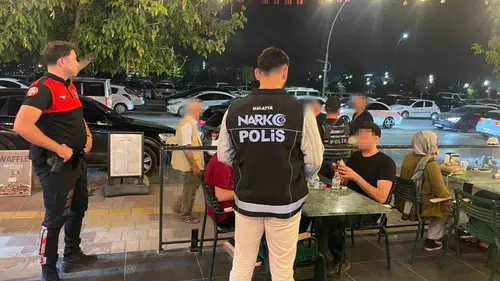 Malatya’da park ve bahçelerde geniş çaplı güvenlik operasyonu