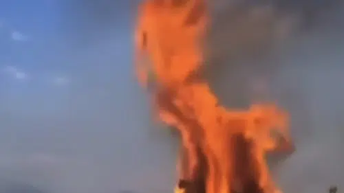 Çankırı Korgun'da korkutan yangın kontrol altına alındı