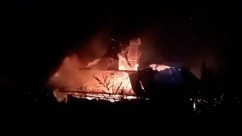 Pokut'ta Gece Yarısı Yangın Gazinin İşletmesi Kül Oldu