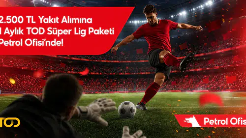 Yakıt alana Süper Lig paketi hediye ediliyor