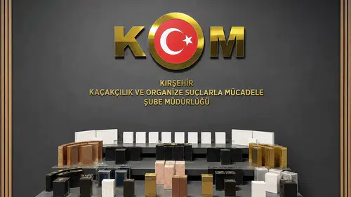 Kırşehir polisine kaçak ürün operasyonu