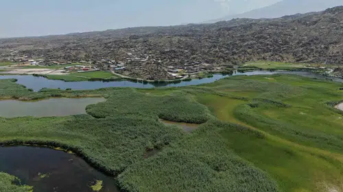 Ağrı Dağı'nın eriyen karları Karasu Sazlığı'nı cennete çevirdi