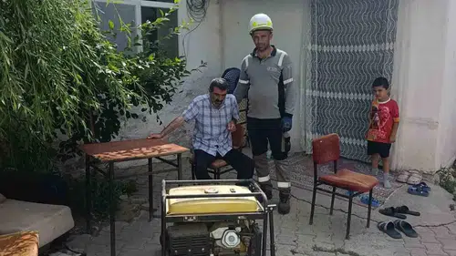 Erzurum'da sağlık desteği için mobil enerji çözümü