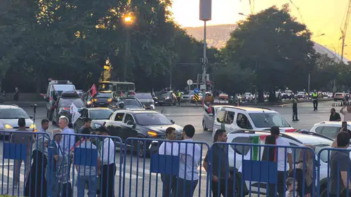 Filistin için yola çıkan konvoy Ankara durağına ulaştı