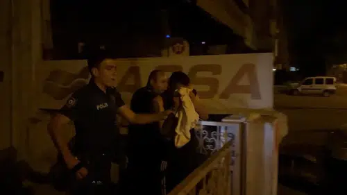 Kayseri'deki sokak kavgasında kaçmaya çalışan şüphelileri polis yakaladı