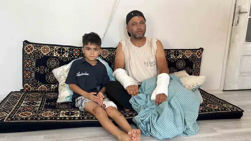 Mersin’de dehşet anları Yerdeki ailenin üzerinden araçla geçti