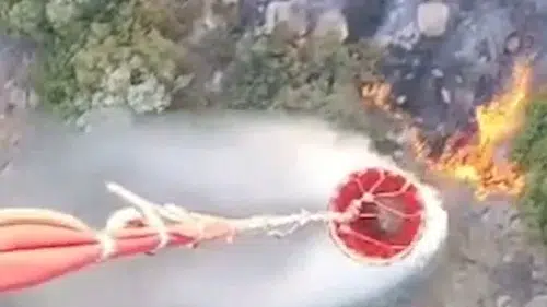 Susurluk orman yangını ikinci gününde alevlerle mücadele sürüyor