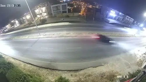 Bodrum’da kontrolden çıkan otomobil taklalar atarak durabildi