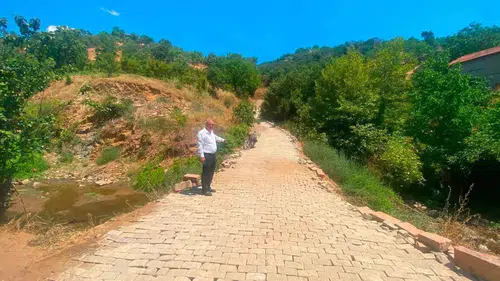 Sultanhisar'da bozuk yolların çilesi bitti