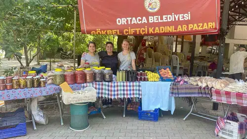 Ortacalı kadınlar kendi ürünlerini doğrudan pazara taşıdı