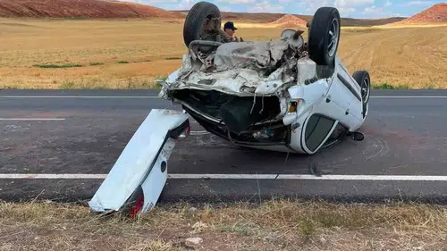 Yozgat Yerköy yolunda feci kaza 5 kişi yaralandı