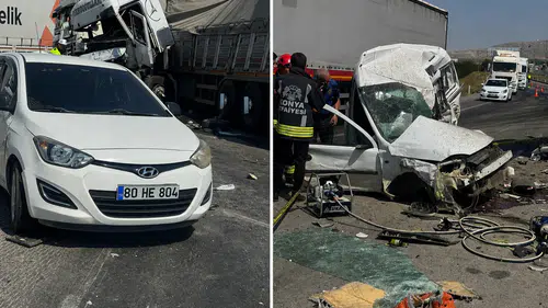 Freni boşalan Tır dehşet saçtı: 1 ölü, 9 yaralı