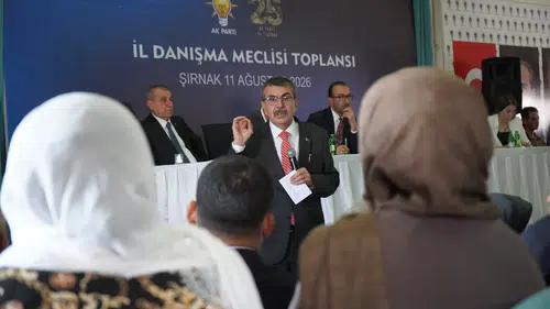 Bakan Tekin Şırnakta Geçmişin Hatalarını ve Yeni Süreci Anlattı