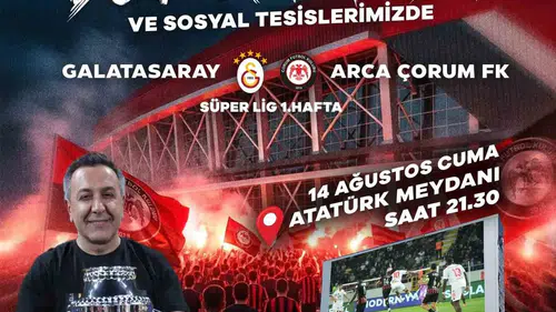 Çorum FK taraftarı Süper Lig maçlarını meydanda dev ekrandan izleyecek