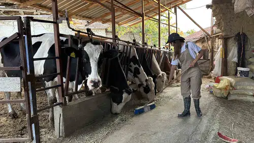 Burdur’da bir genç kızın traktörle gelen azim hikayesi