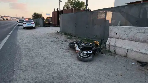 Tekirdağ'da acı son Yeni motosikletiyle park halindeki araca çarptı