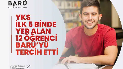 Türkiye derecesi yapan 12 öğrenci tercihini Bartın Üniversitesi’nden yana kullandı