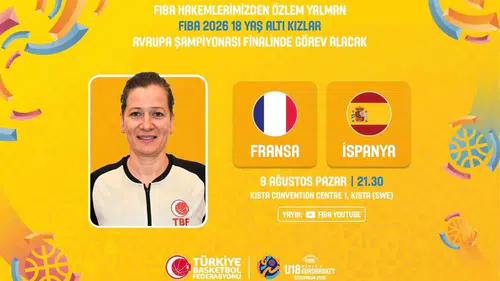 Avrupa basketbolunda düdük Türk hakem Özlem Yalman'da
