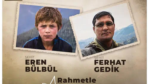 Maçka şehitleri Eren Bülbül ve Ferhat Gedik unutulmadı